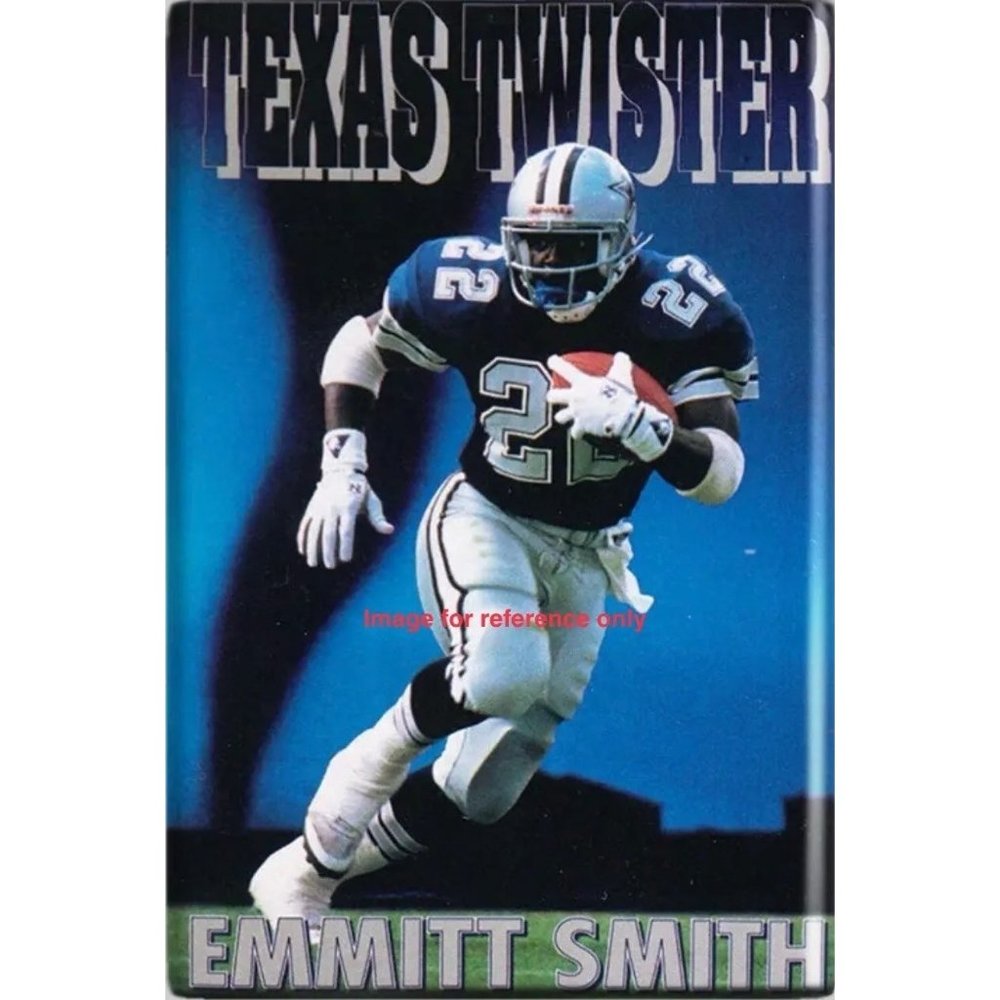 Vintage 1991 Emmitt Smith Texas Twister Costacos Brothers  NBA Poster